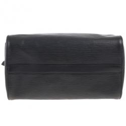 مملوكة مسبقًا Louis Vuitton Black Epi Speedy 25 Bag