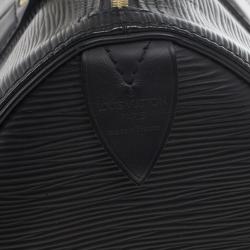 مملوكة مسبقًا Louis Vuitton Black Epi Speedy 25 Bag