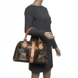 مملوكة مسبقًا حقيبة لوي فيتون مانهاتن كانفاس مونوغرامي GM