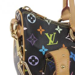 Pre Owned Louis Vuitton Black Multicolore Canvas Rita