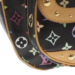 Pre Owned Louis Vuitton Black Multicolore Canvas Rita
