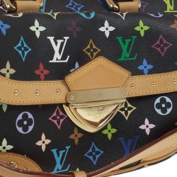 Pre Owned Louis Vuitton Black Multicolore Canvas Rita