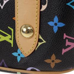 Pre Owned Louis Vuitton Black Multicolore Canvas Rita