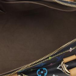 Pre Owned Louis Vuitton Black Multicolore Canvas Rita