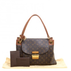 Pre Owned Louis Vuitton Havane Monogram Canvas Olympe Bag