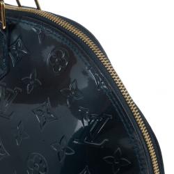 مملوكة مسبقًا Louis Vuitton Green Monogram Vernis Alma GM