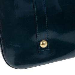 مملوكة مسبقًا Louis Vuitton Green Monogram Vernis Alma GM