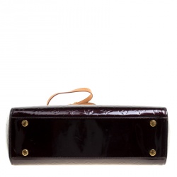 Pre Owned Louis Vuitton Amarante Monogram Vernis Brea GM Bag