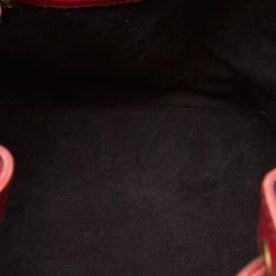 Pre Owned Louis Vuitton Red Epi Leather Noe Bag