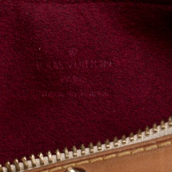 Pre Owned Louis Vuitton White Multicolor Monogram Canvas Boulogne Shoulder Bag