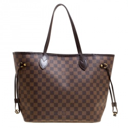 Louis Vuitton Damier Ebene Canvas Neverfull MM Bag