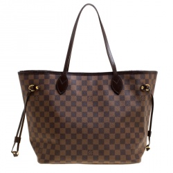 Louis Vuitton Damier Ebene Canvas Neverfull MM Bag