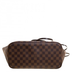 Louis Vuitton Damier Ebene Canvas Neverfull MM Bag