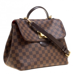 Pre Owned Louis Vuitton Damier Ebene Canvas Bergamo MM Bag