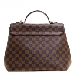 Pre Owned Louis Vuitton Damier Ebene Canvas Bergamo MM Bag
