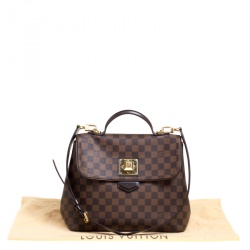 Pre Owned Louis Vuitton Damier Ebene Canvas Bergamo MM Bag