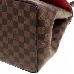 Pre Owned Louis Vuitton Damier Ebene Canvas Bergamo MM Bag