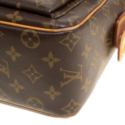 مملوكة مسبقًا حقيبة لوي فيتون فيفا سيت كانفاس مونوغرامي GM