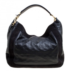 Pre Owned حقيبة لوي فيتون اوداسيوز جلد امبرانت مونوغرامية سوداء GM