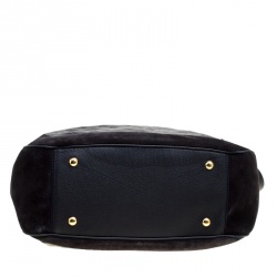 Pre Owned حقيبة لوي فيتون اوداسيوز جلد امبرانت مونوغرامية سوداء GM