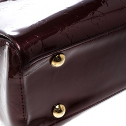 Pre Owned Louis Vuitton Pomme D’amour Monogram Vernis Melrose Avenue Bag