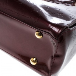 Pre Owned Louis Vuitton Pomme D’amour Monogram Vernis Melrose Avenue Bag