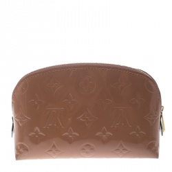 Pre Owned حقيبة مكياج صغيرة لوي فيتون فيرنيه مونوغرامية فلور وردية