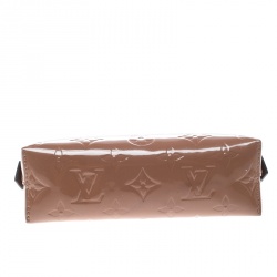 Pre Owned حقيبة مكياج صغيرة لوي فيتون فيرنيه مونوغرامية فلور وردية