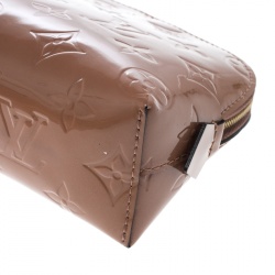 Pre Owned حقيبة مكياج صغيرة لوي فيتون فيرنيه مونوغرامية فلور وردية