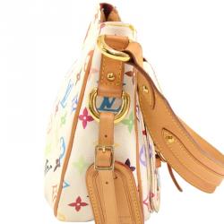 مملوكة مسبقًا Louis Vuitton White Monogram Multicolore Lodge PM Bag