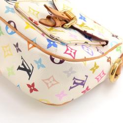 مملوكة مسبقًا Louis Vuitton White Monogram Multicolore Lodge PM Bag