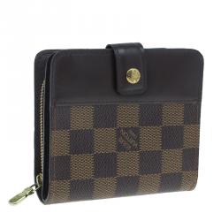 مملوكة مسبقًا محفظة لوي فيتون كانفاس داميير أيبين بسحاب