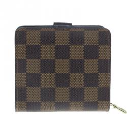 مملوكة مسبقًا محفظة لوي فيتون كانفاس داميير أيبين بسحاب