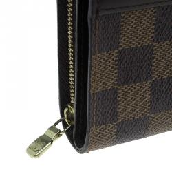 مملوكة مسبقًا محفظة لوي فيتون كانفاس داميير أيبين بسحاب