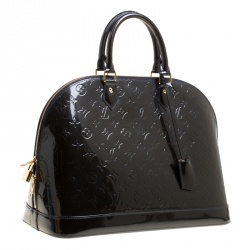 مملوكة مسبقًا Louis Vuitton Vert Bronze Monogram Vernis Alma GM Bag
