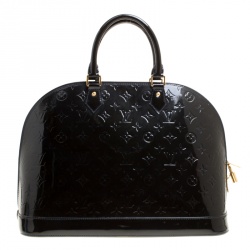 مملوكة مسبقًا Louis Vuitton Vert Bronze Monogram Vernis Alma GM Bag