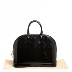 مملوكة مسبقًا Louis Vuitton Vert Bronze Monogram Vernis Alma GM Bag