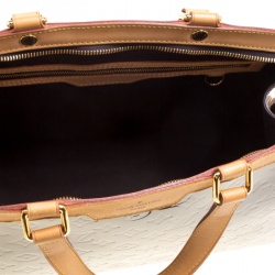 Pre Owned Louis Vuitton Amarante Monogram Vernis Brea GM Bag