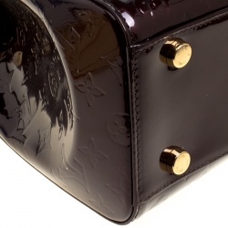 Pre Owned Louis Vuitton Amarante Monogram Vernis Brea GM Bag