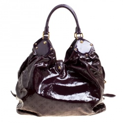 Pre Owned Louis Vuitton Flamme Mahina Patent Leather Limited Edition Surya XL Bag