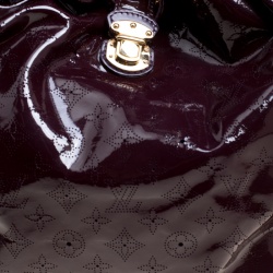 Pre Owned Louis Vuitton Flamme Mahina Patent Leather Limited Edition Surya XL Bag