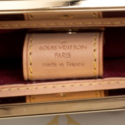 Pre Owned Louis Vuitton White Multicolor Monogram Canvas Judy MM Bag