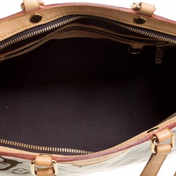 Pre Owned Louis Vuitton Amarante Monogram Vernis Brea MM Bag