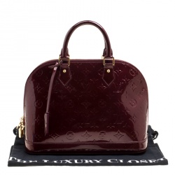 Pre Owned حقيبة لوي فيتون ألما فيرنيه مونوغرامي باورد بيج PM