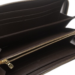 Louis Vuitton Damier Ebene Canvas Zippy Wallet