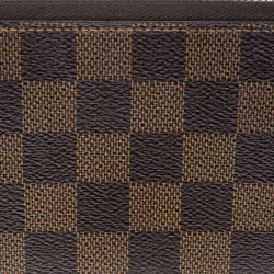Louis Vuitton Damier Ebene Canvas Zippy Wallet