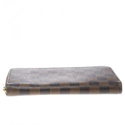 Louis Vuitton Damier Ebene Canvas Zippy Wallet