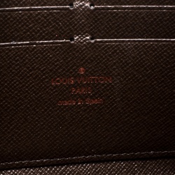 Louis Vuitton Damier Ebene Canvas Zippy Wallet