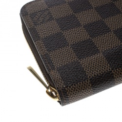 مملوكة مسبقًا Louis Vuitton Damier Ebene Canvas Zippy Wallet