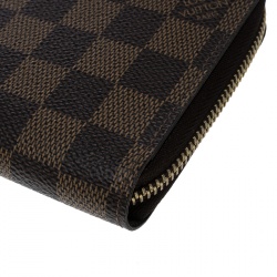 مملوكة مسبقًا Louis Vuitton Damier Ebene Canvas Zippy Wallet